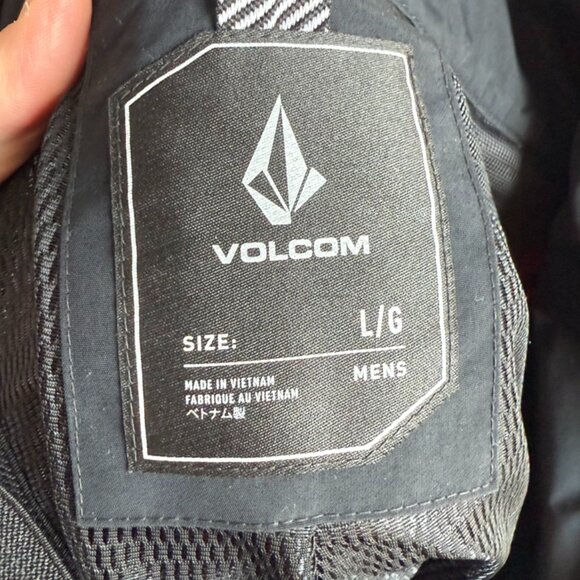 NWT Volcom Crimson Red & Black Rain GORE-TEX Bib Snowboard Pants - Picture 4 of 8